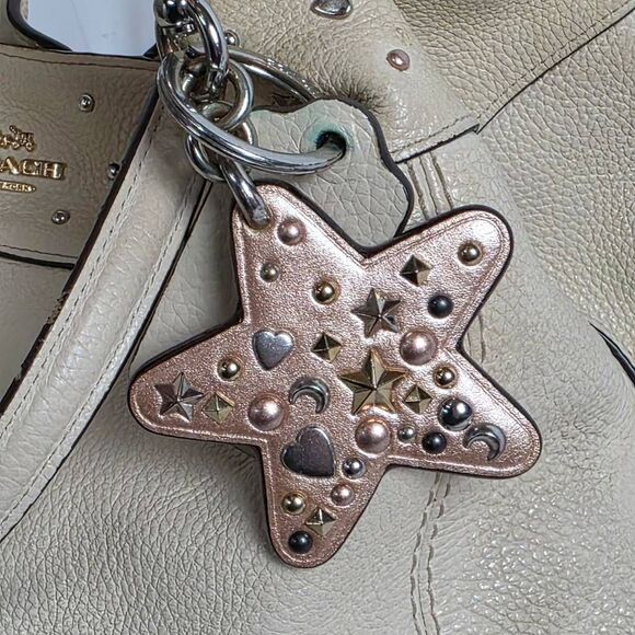 Coach F22314 Studded Pebble Leather Hobo & Wallet Set - Picture 6 of 16